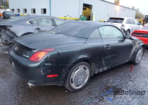 2002 Lexus Sc 430 из США, поврежденный, VIN JTHFN48Y020035376